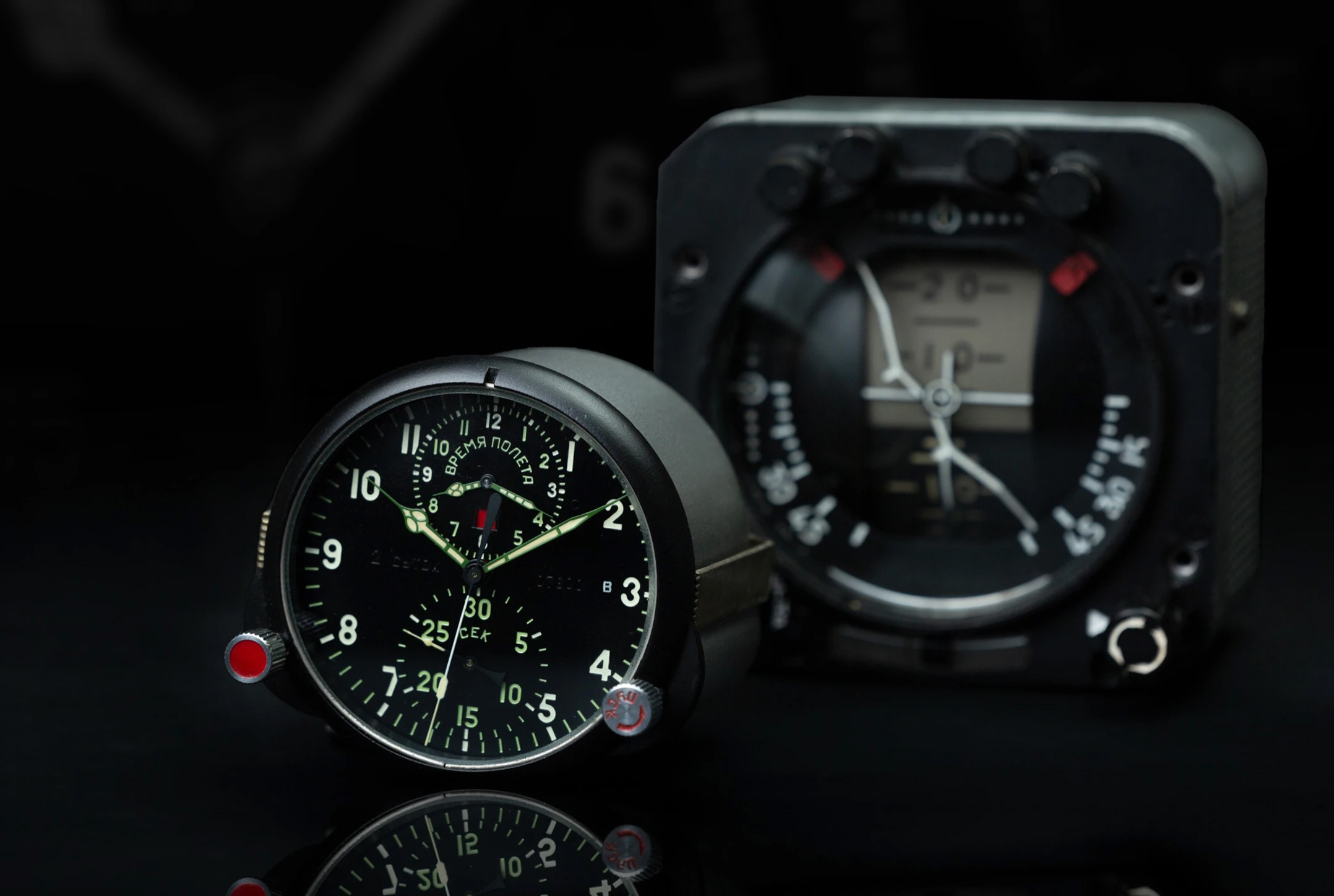 Legendary Soviet Aviation Clock AChS-1 (ru: АЧС-1)